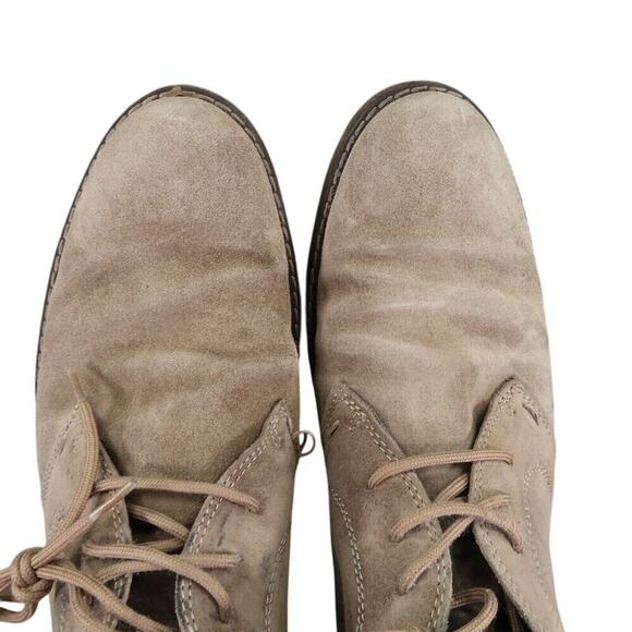 Calibrate Shoes Mens 9 Chukka Boots Leather Classic Lace Up Mid Lifestyle Brown main image 4